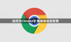 如何为Chrome扩展添加动态权限